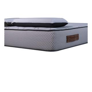 AB Matelas Materasso White Cosmos | 140x190 cm con 2 cuscini di carbonio 70x40cm | Memoria 50 kg/m3 e 12 zone | 28 cm  