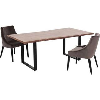 KARE Design Tisch Harmony Walnut Schwarz 180x90cm  