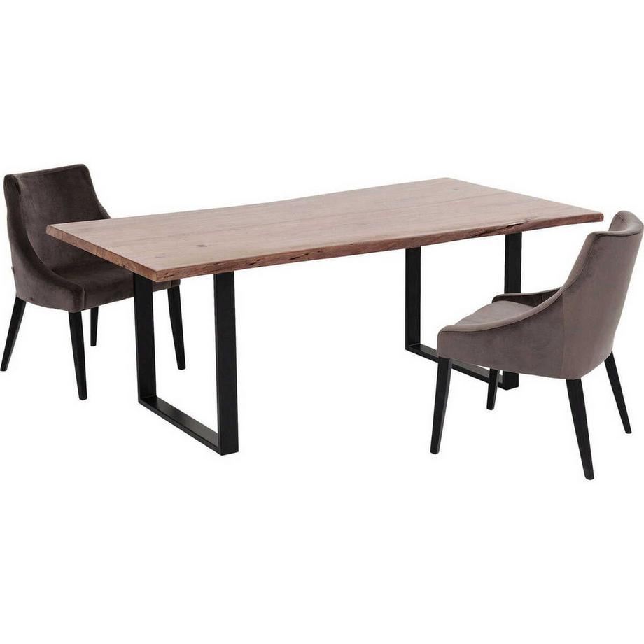 KARE Design Table Harmony Walnut Noir 180x90cm  