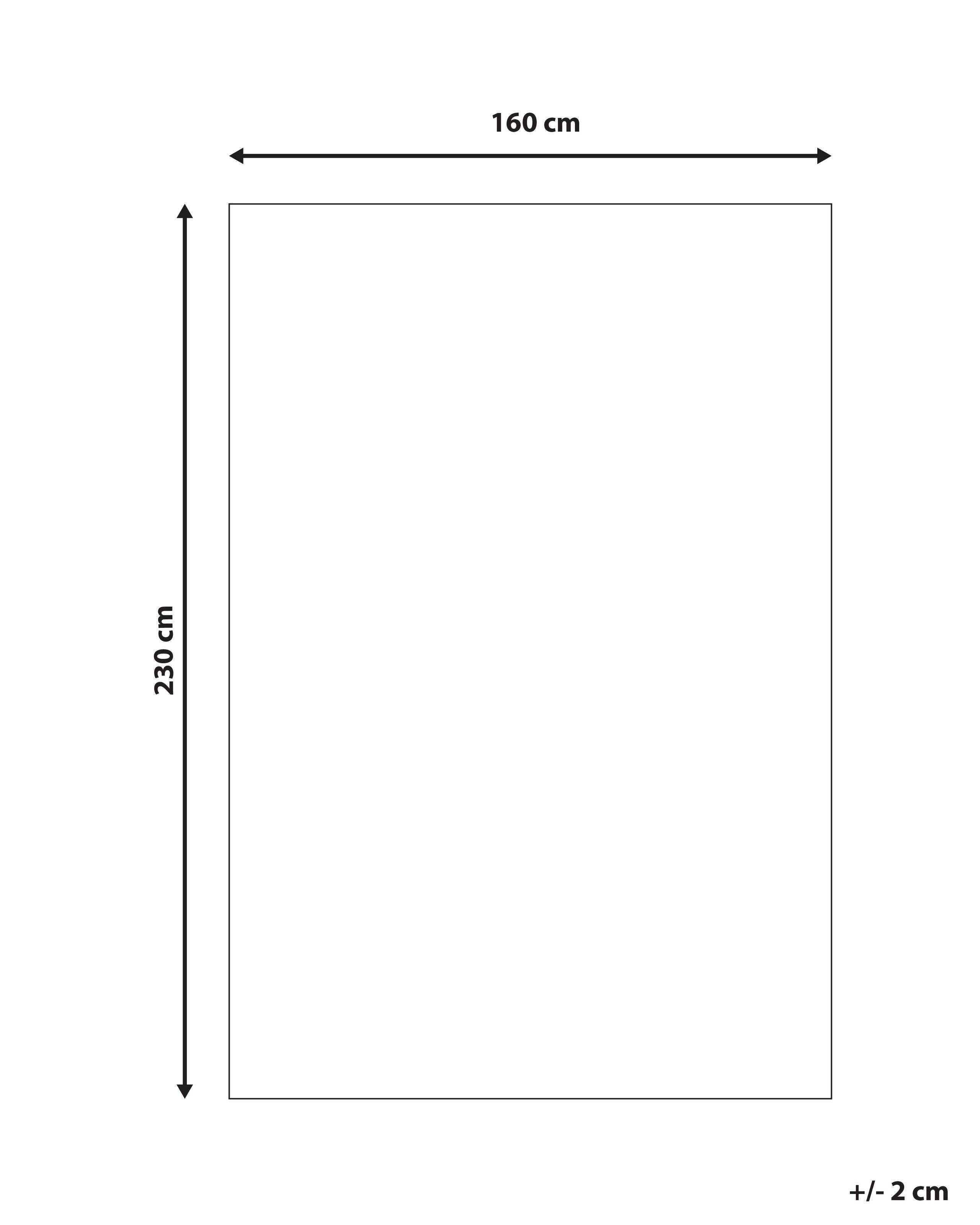 Beliani Teppich aus Polyester Modern ANTAKYA  