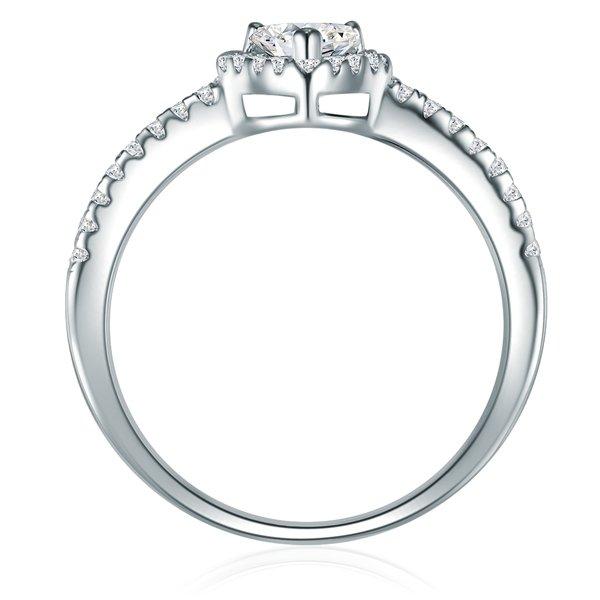 Trilani  Femme Bague en argent Coeur 