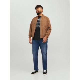 JACK & JONES  Blouson grande taille  Rocky Faux Suede 