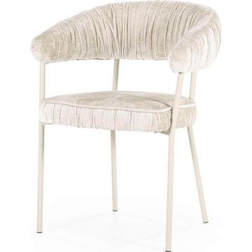 Chaise de salle à manger Lizzy Femme beige