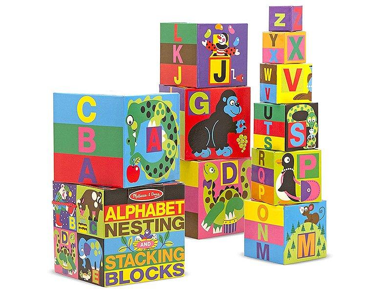 Image of Würfel zum Stapeln - englisches Alphabet (10Teile)