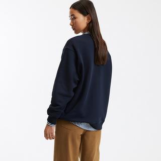 La Redoute Collections  Oversize-Sweatshirt mit rundem Ausschnitt 