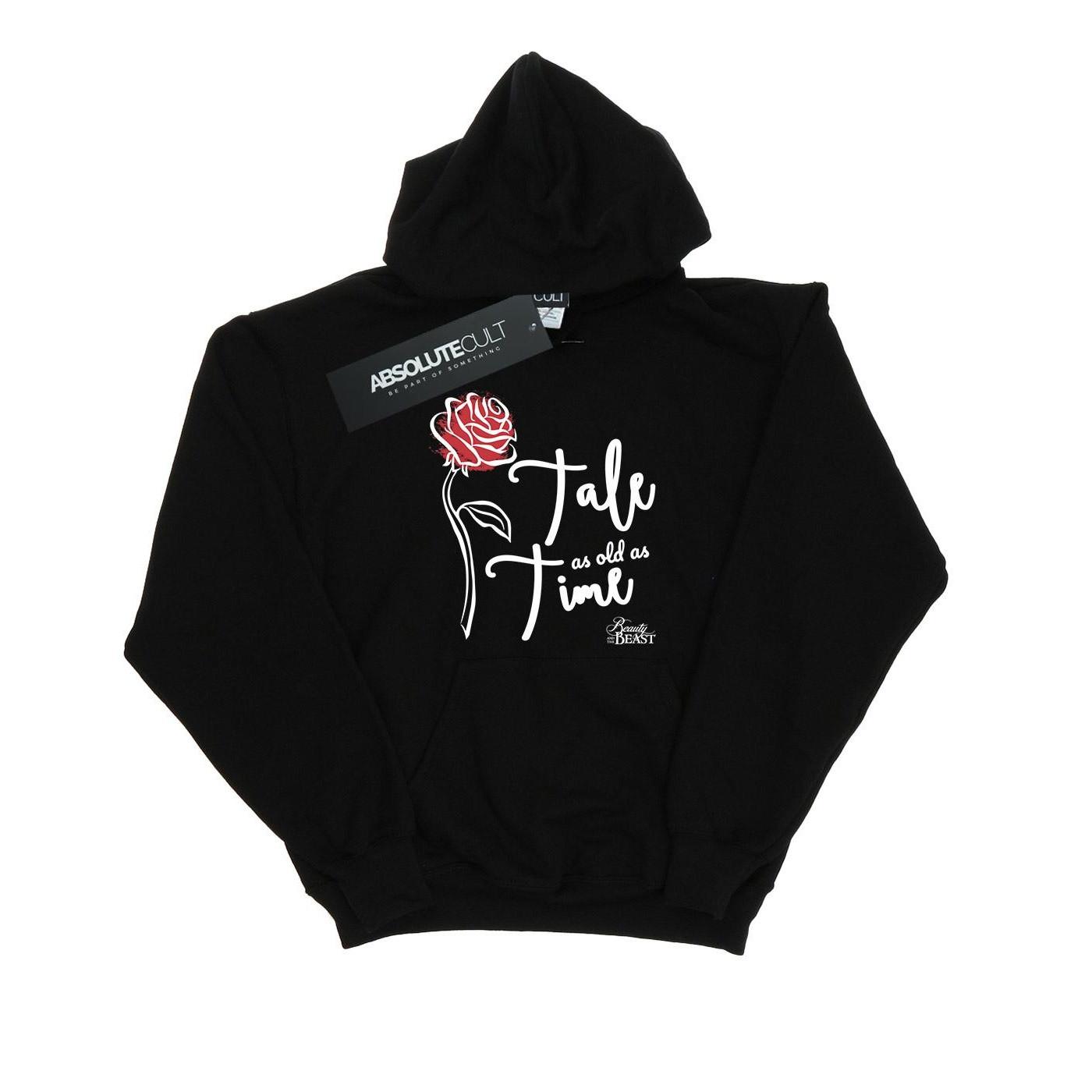 Image of Tale As Old As Time Rose Kapuzenpullover Herren Schwarz XXL