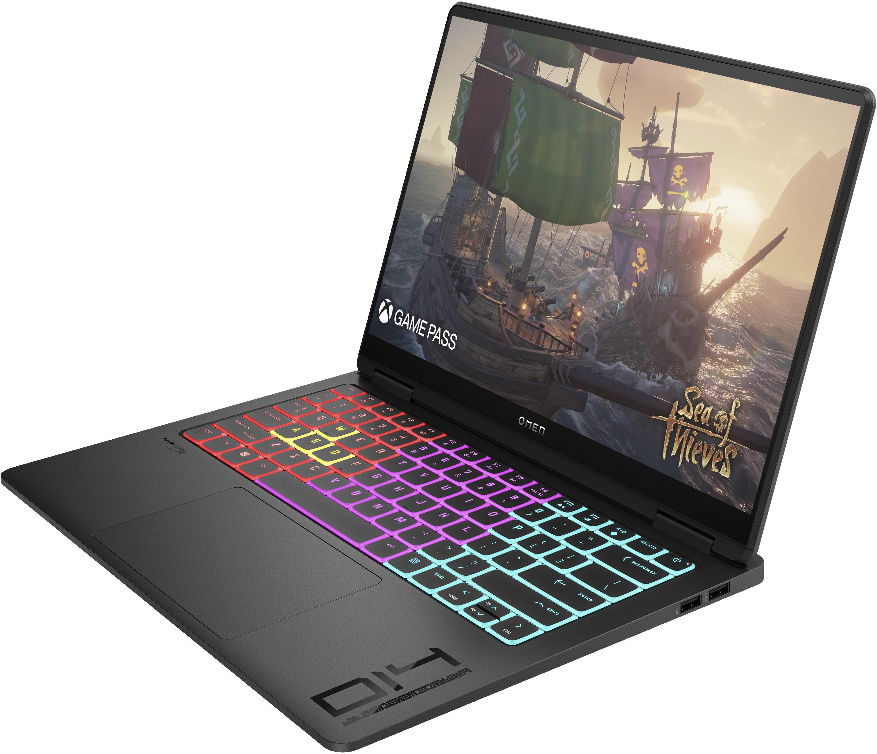 HP  OMEN 14-fb0700nz Intel Core Ultra 7 155H Laptop 35,6 cm (14") 2.8K 16 GB LPDDR5x-SDRAM 1 TB SSD NVIDIA GeForce RTX 4050 Wi-Fi 7 (802.11be) Windows 11 Home Schwarz 