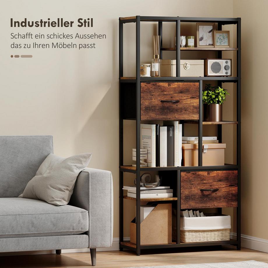 HOMCOM Bücherregal  