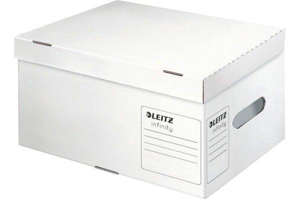 Leitz LEITZ Archiv-Box Infinity 61050000 weiss,mit Deckel 355x255x190mm  