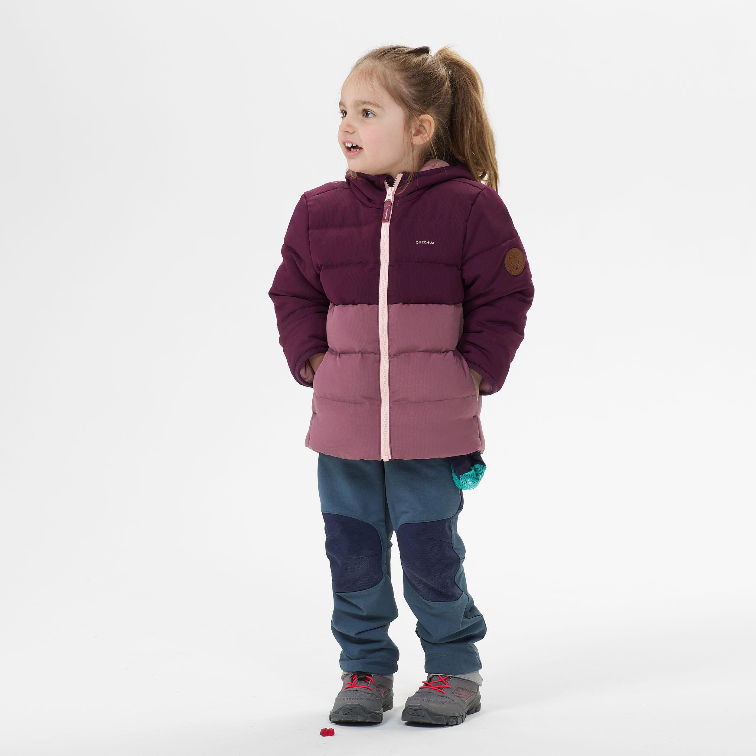 COMBINAISON SKI BÉBÉ CHAUDE - 500 WARM LUGIKLIP - VIOLETTE WEDZE