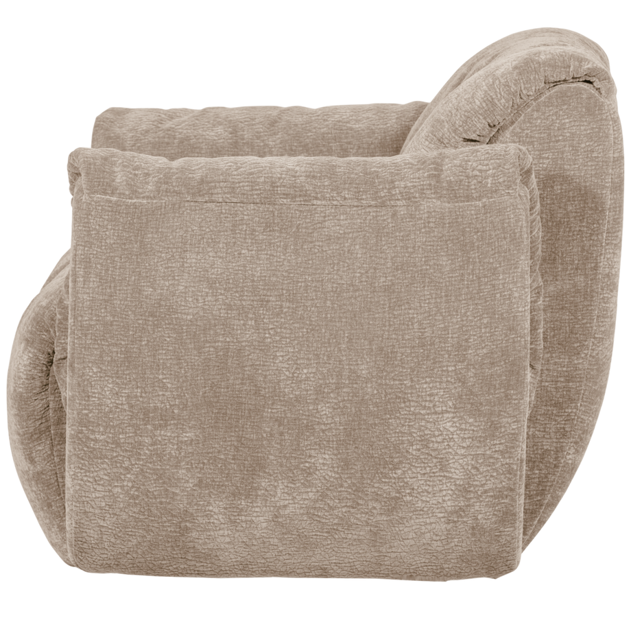 mutoni Sessel Baggy 3D-Chenille sand  