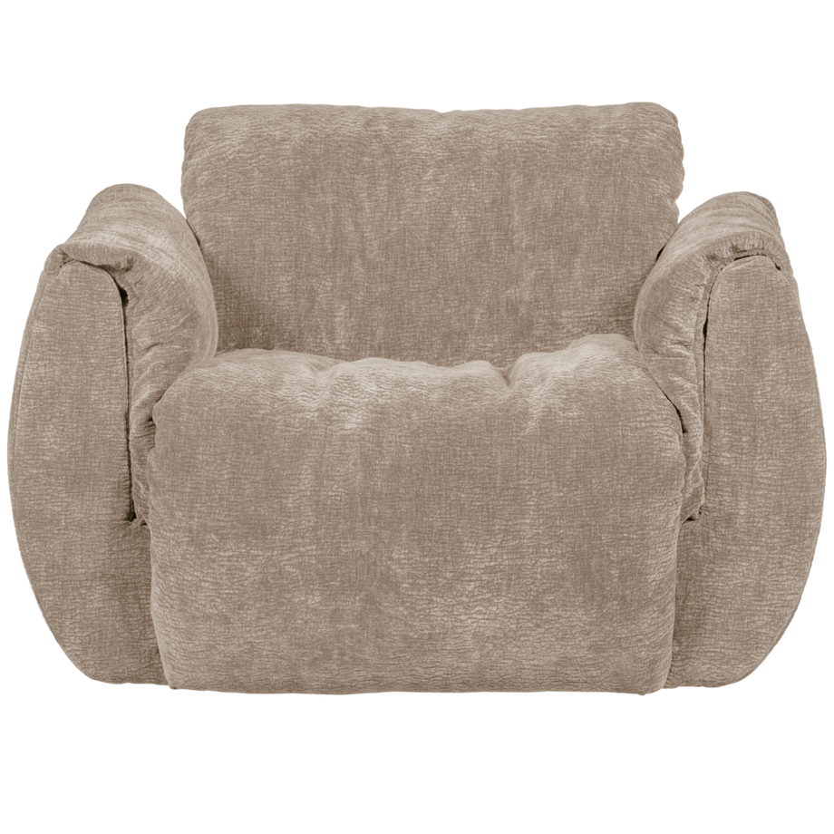 mutoni Sessel Baggy 3D-Chenille sand  