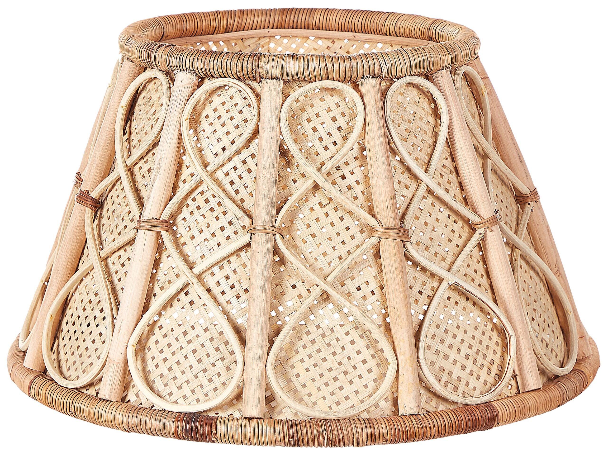 Beliani  Weihnachtsbaumkragen aus Rattan Boho AVENT 