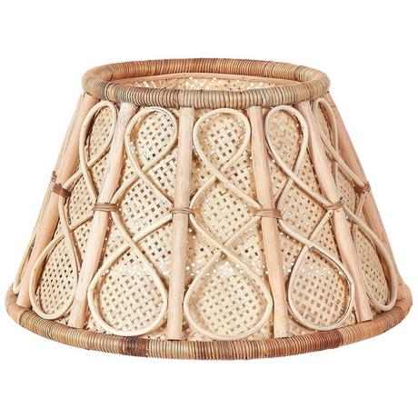 Beliani  Weihnachtsbaumkragen aus Rattan Boho AVENT 