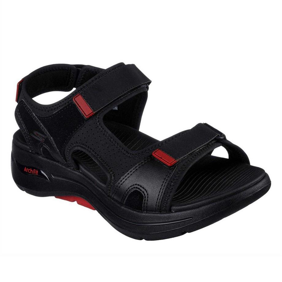 SKECHERS Flache Sandalen mit Gewölbestütze  