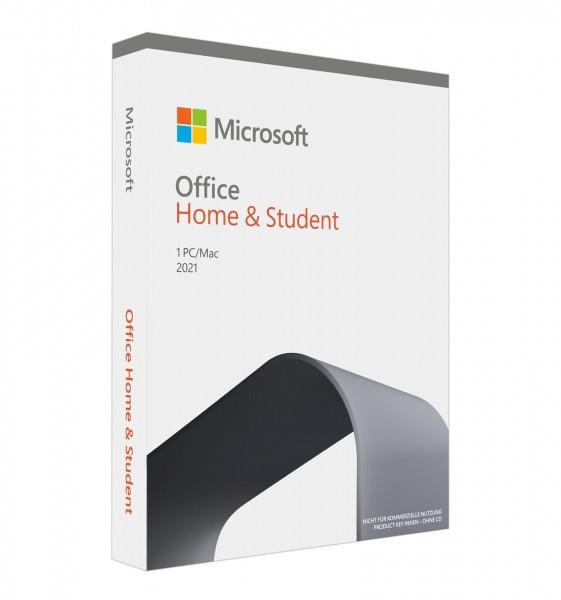 Microsoft  Office Home + Student 2021 (Unbegrenzt, 1 x, Windows, macOS, Deutsch) 