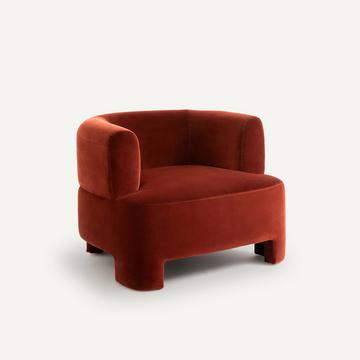 Fauteuil velours