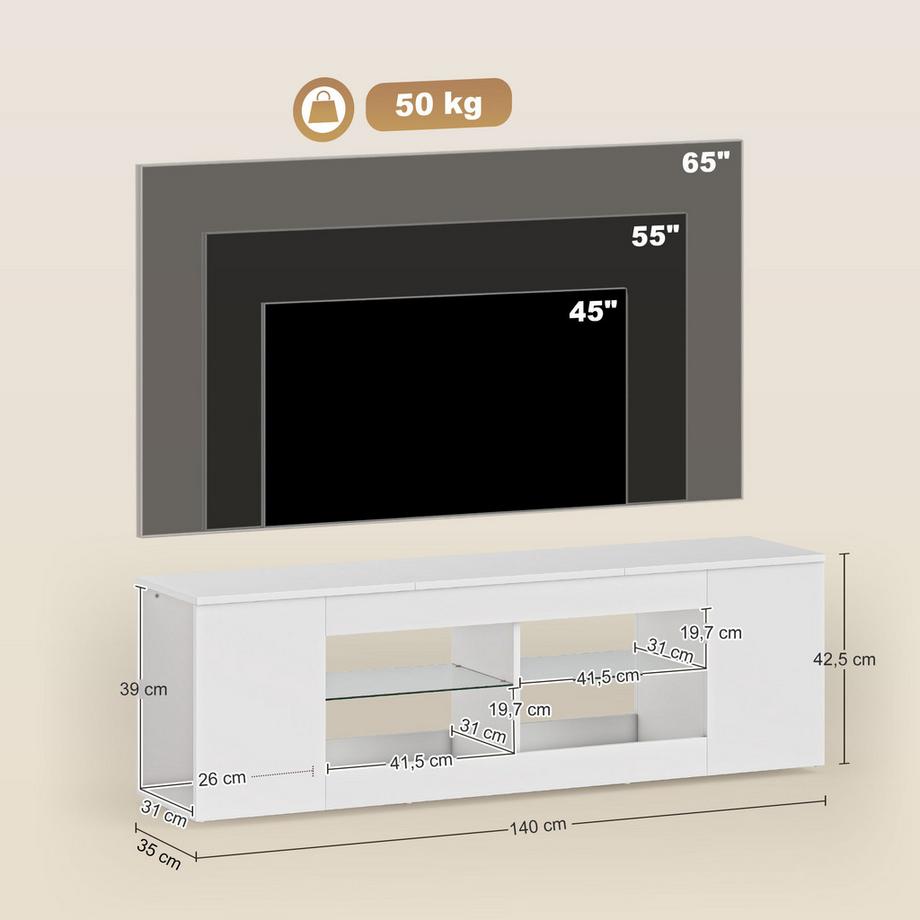 HOMCOM TV Schrank  