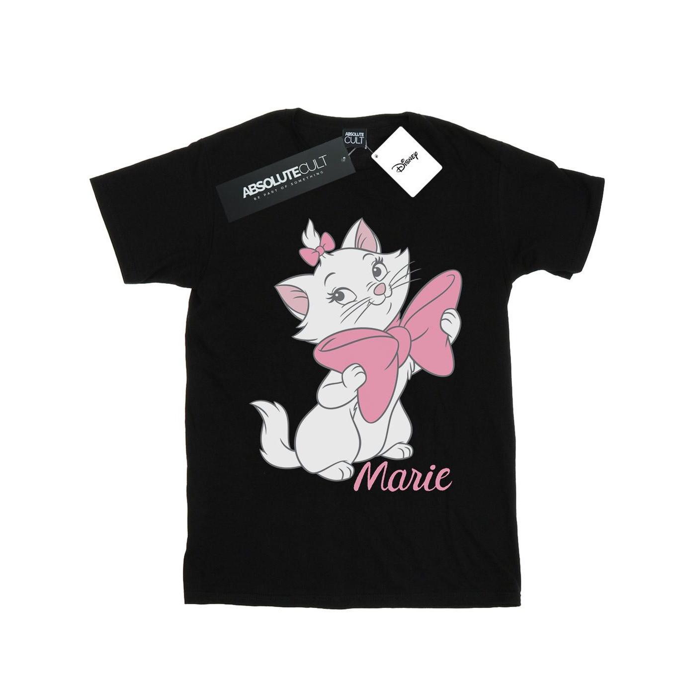 Image of Aristocats Marie Bow Tshirt Damen Schwarz M