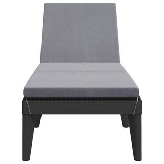 VidaXL Chaise longue polypropylène  