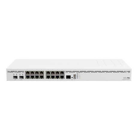 MikroTik  CCR2004-16G-2S+ ROUTER CABLATO GIGABIT ETHERNET BIANCO 