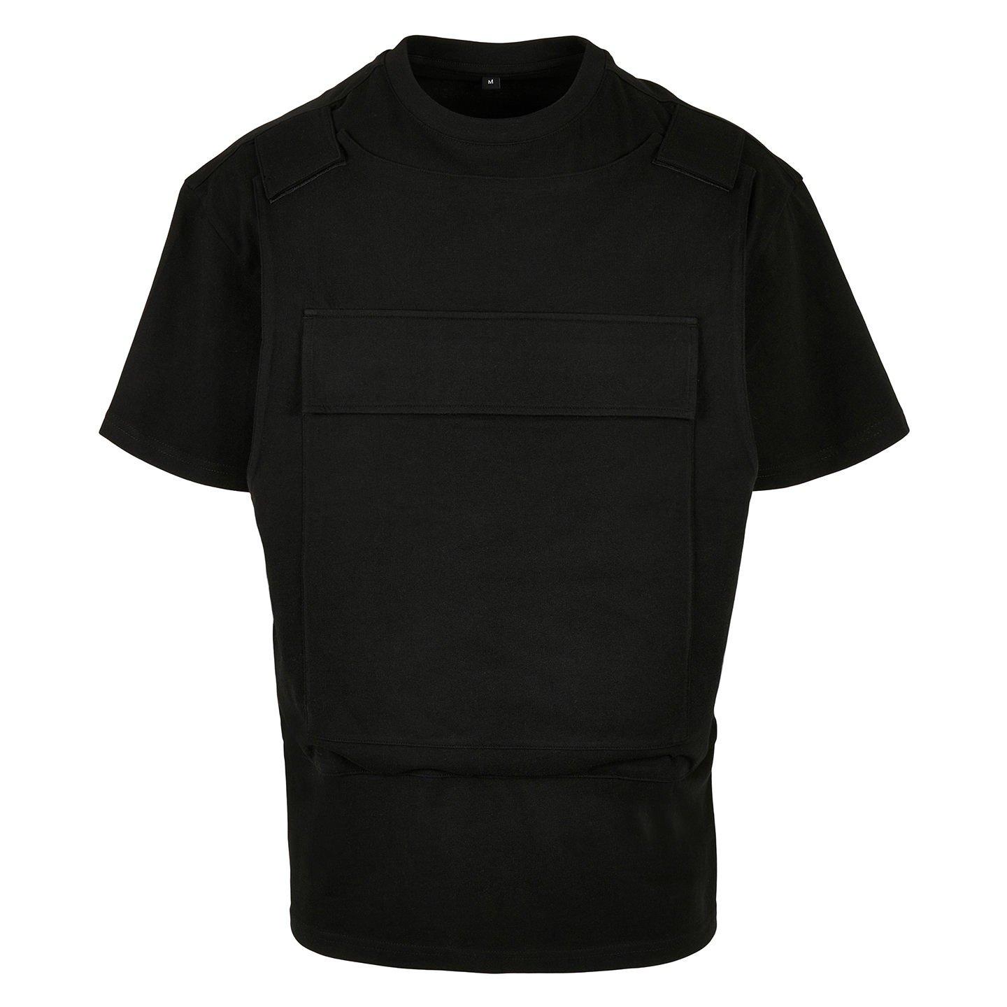 Image of Tshirt Brusttasche Herren Schwarz 5XL