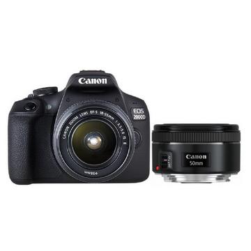 EOS 2000D + EF-S 18-55 IS II + EF 50mm