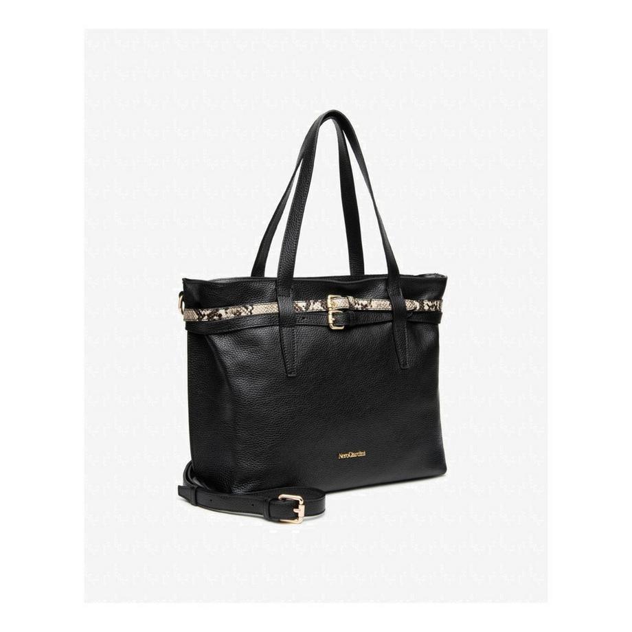 Nero Giardini Sac cabas avec lanière motif reptile  