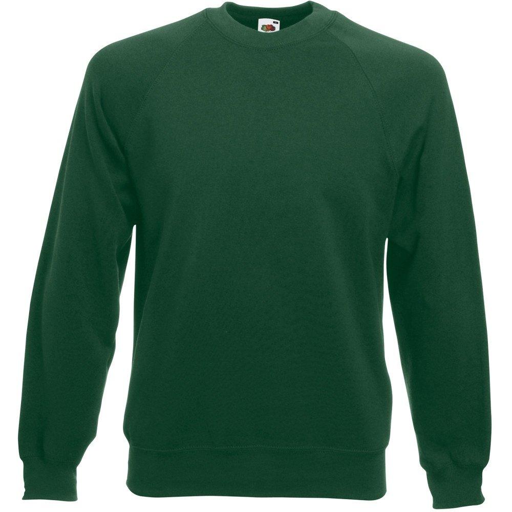 Image of Raglanärmeln Belcoro® Pullover Herren Dunkelgrün XL