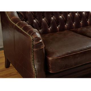 Vente-unique Ledersofa 3Sitzer COLBERT  