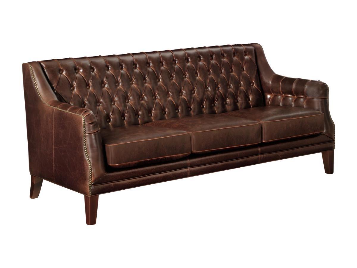 Vente-unique Ledersofa 3Sitzer COLBERT  