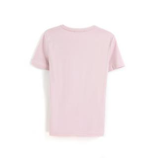 Bellemere New York  T-shirt in cotone con grande scollo a V 160G 