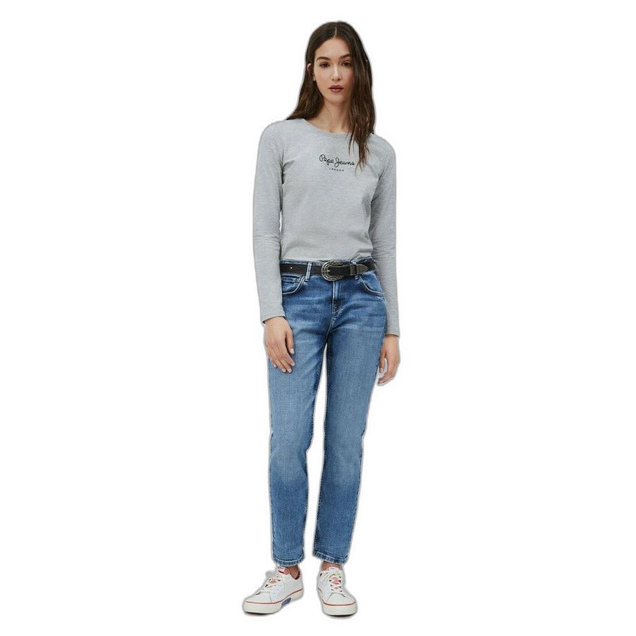 Pepe Jeans London New Virginia N T-Shirt Manches Longues Slim Fit  