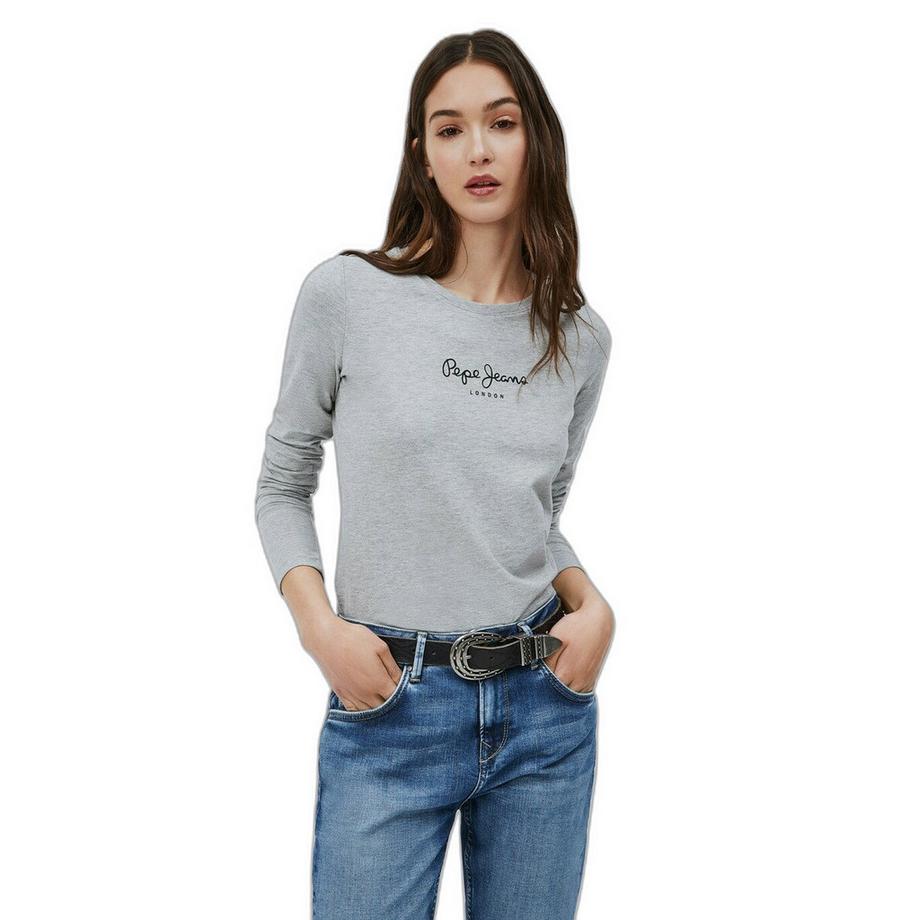 Pepe Jeans London New Virginia N T-Shirt Manches Longues Slim Fit  