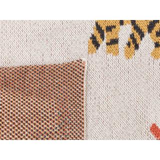 Beliani SAMEO Couverture en Coton Moderne  