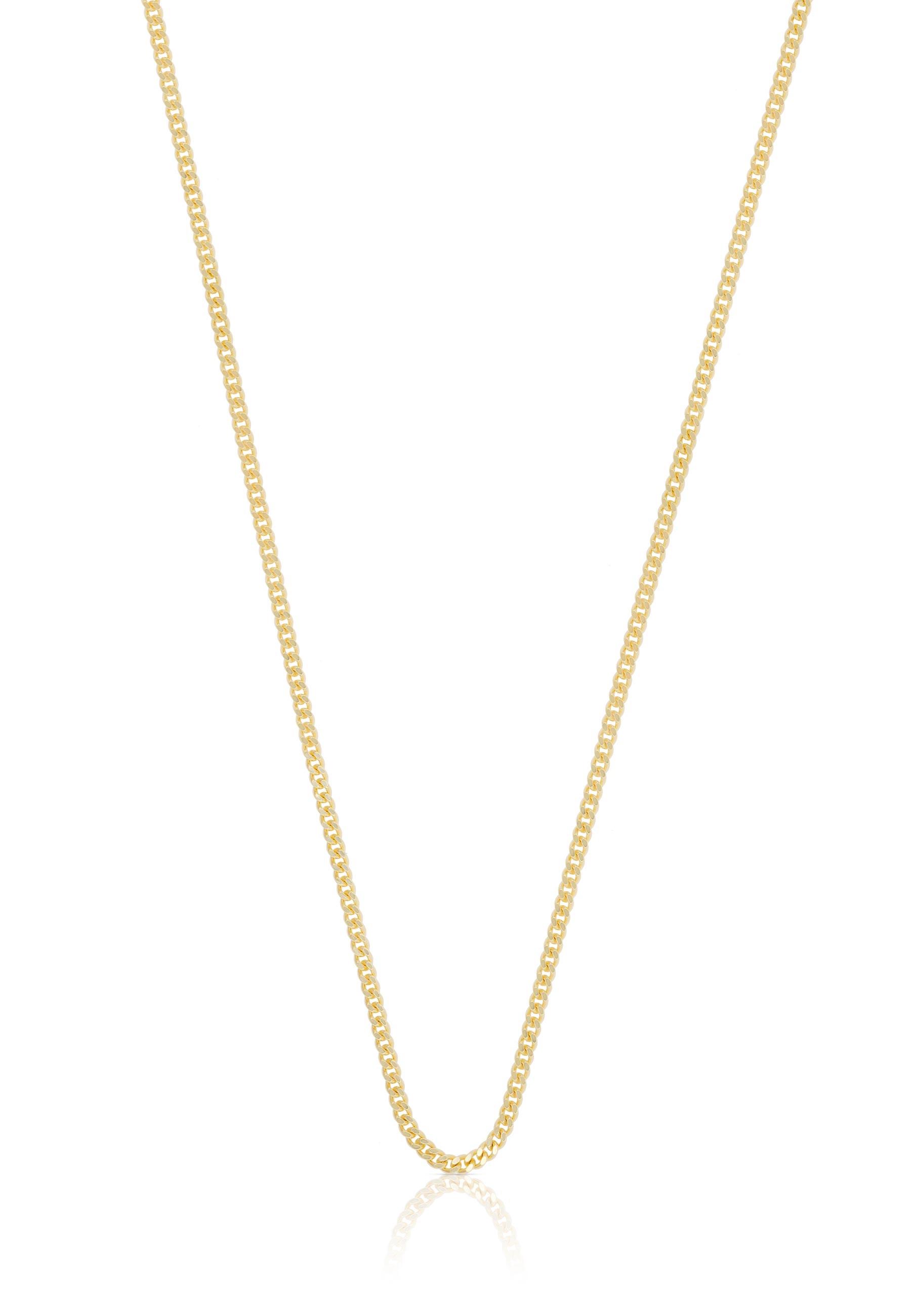 MUAU Schmuck  Collier Panzer Gelbgold 750, 1.4mm, 36cm 