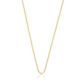 MUAU Schmuck  Collier Panzer Gelbgold 750, 1.4mm, 36cm 