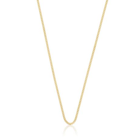 MUAU Schmuck  Collier Panzer Gelbgold 750, 1.4mm, 36cm 