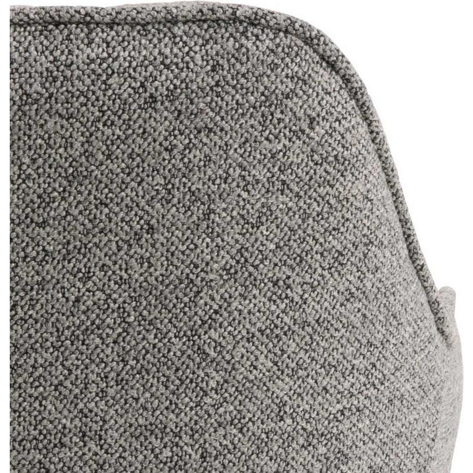 mutoni Sedia da pranzo con braccioli Shields grigio (1 pezzo)  