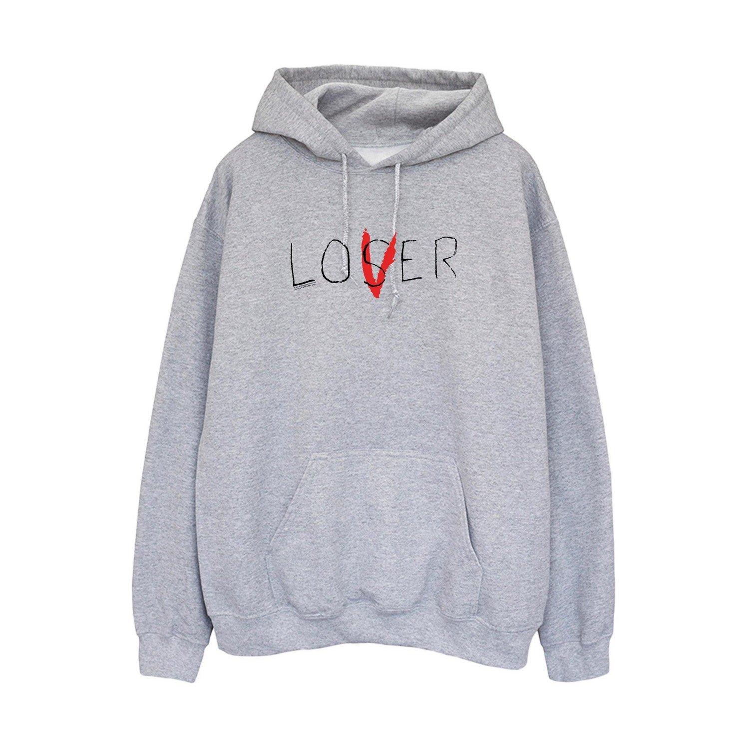 Image of Loser Lover Kapuzenpullover Damen Grau XL