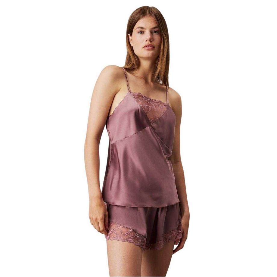 Ärmelloses Oberteil, Polyester, Spaghettiträger