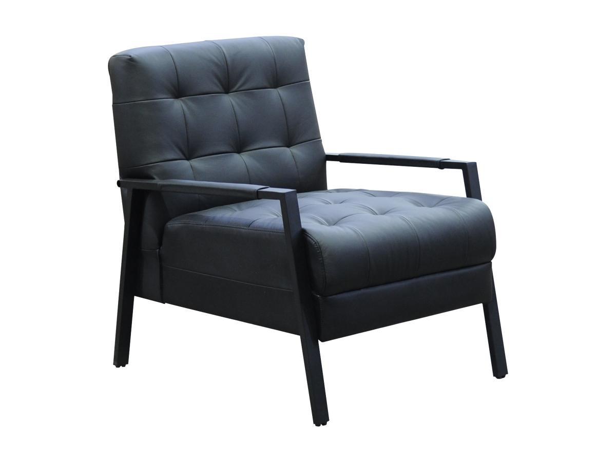 Image of Sessel - Leder - Schwarz - MARADI Sessel - Leder - Schwarz - MARADI