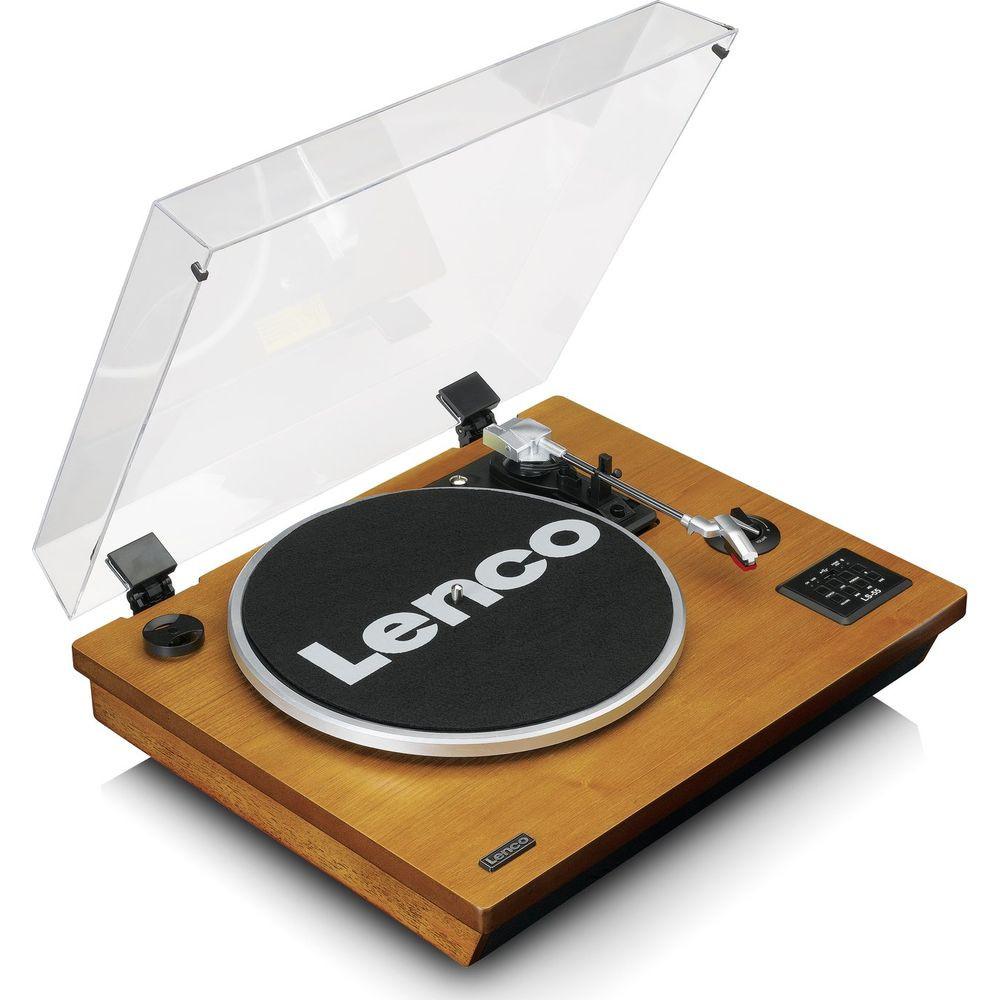 Lenco  Lenco LS-55WA piatto audio Giradischi con trasmissione a cinghia Legno Semiautomatico 