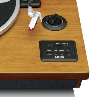 Lenco  Lenco LS-55WA piatto audio Giradischi con trasmissione a cinghia Legno Semiautomatico 