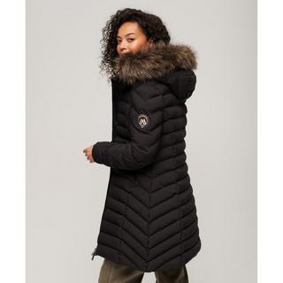 Superdry Fuji Faux Fur Mid Daunenjacke  