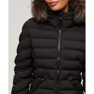 Superdry Fuji Faux Fur Mid Daunenjacke  