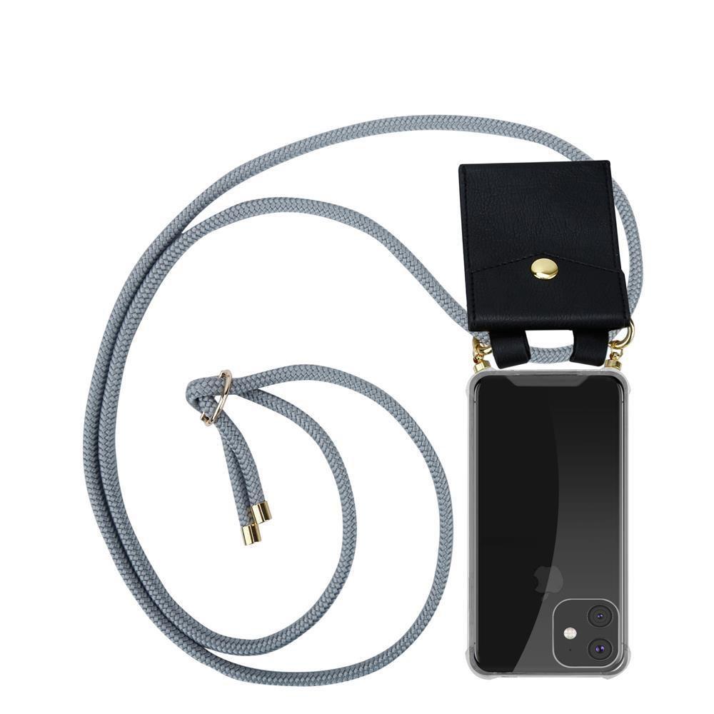 Cadorabo  Handy Kette für Apple iPhone 11 PRO Silikon mit Gold Ringen 