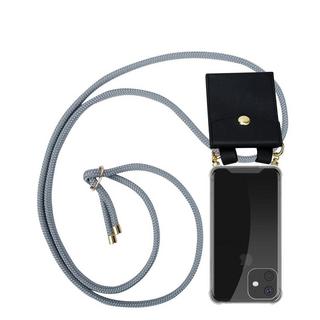 Cadorabo  Handy Kette für Apple iPhone 11 PRO Silikon mit Gold Ringen 