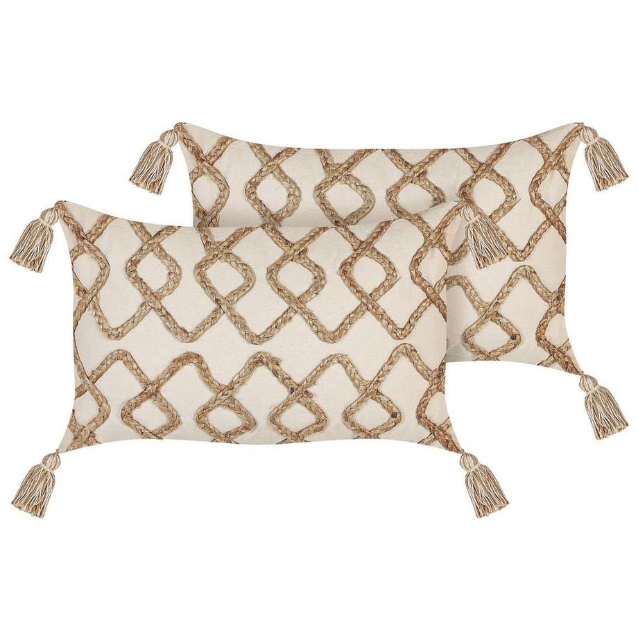 Dekokissen 2er Set aus Jute  INCANA