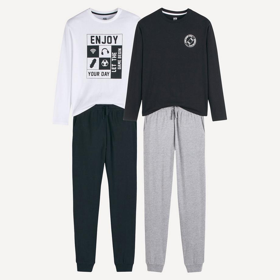 La Redoute Collections  2er-Pack Schlafanzüge mit Gaming-Prints 